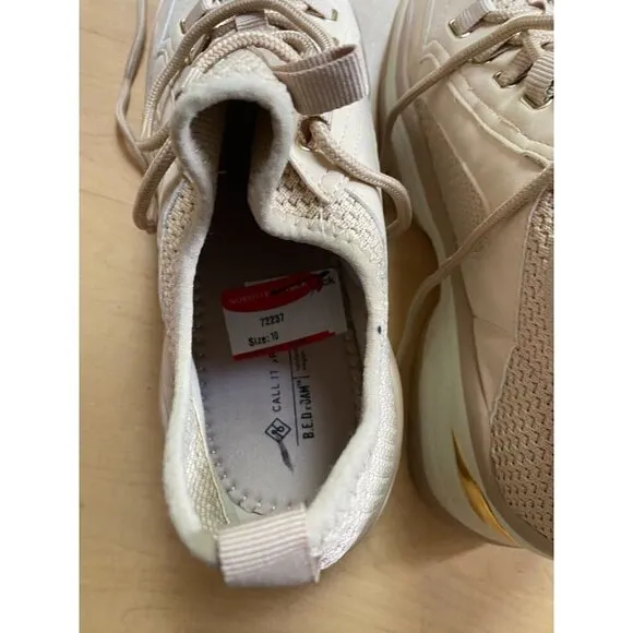 Call it Spring BNWT &quot;Alexxa Tex Mix&quot; chunky platform Sneaker Womens Size 10 NEW