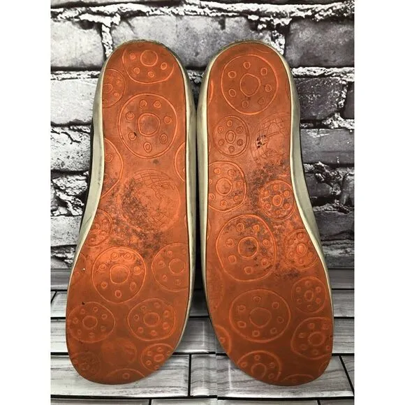 Camper Brown Textile Synthetic Orange Lace Up Casual Shoes Men’s Sz 45EU/12M US