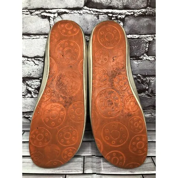 Camper Brown Textile Synthetic Orange Lace Up Casual Shoes Men’s Sz 45EU/12M US