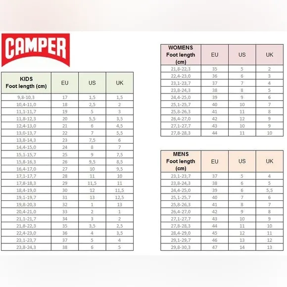 CAMPER DUD SNEAKERS SIZE 10 TRENDY STYLISH ACTIVE SPORTY