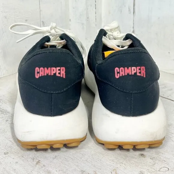 Camper Pelotas Athens Stitch-Free Low Top Sneakers Black/White Women's 40 / 9