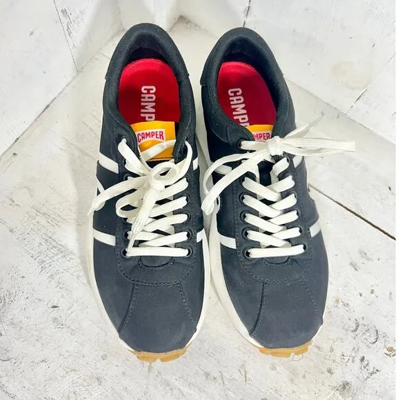 Camper Pelotas Athens Stitch-Free Low Top Sneakers Black/White Women's 40 / 9