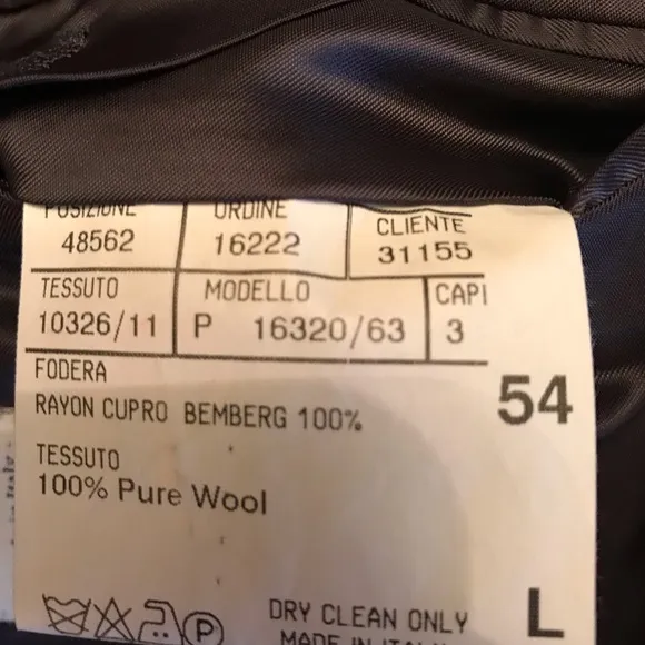 Canali Italian Coat