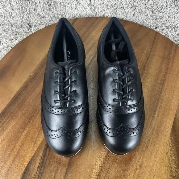 Capezio Roxy Tap Women's Size 5 M Professional Dance Shoes Black Leather 960