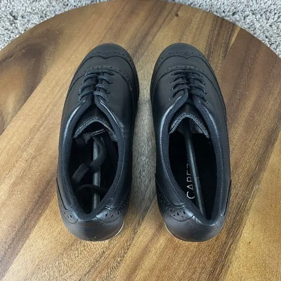 Capezio Roxy Tap Women's Size 5 M Professional Dance Shoes Black Leather 960