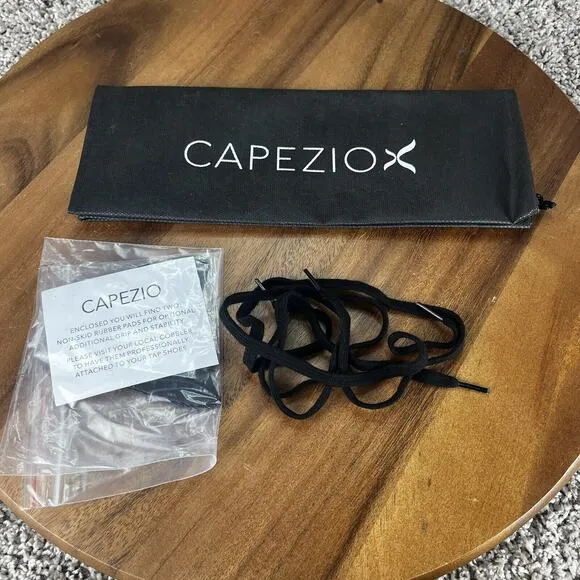 Capezio Roxy Tap Women's Size 5 M Professional Dance Shoes Black Leather 960