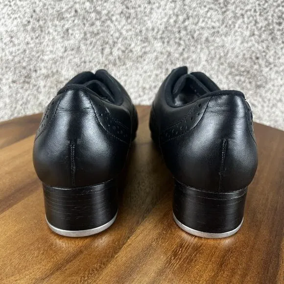 Capezio Roxy Tap Women's Size 5 M Professional Dance Shoes Black Leather 960