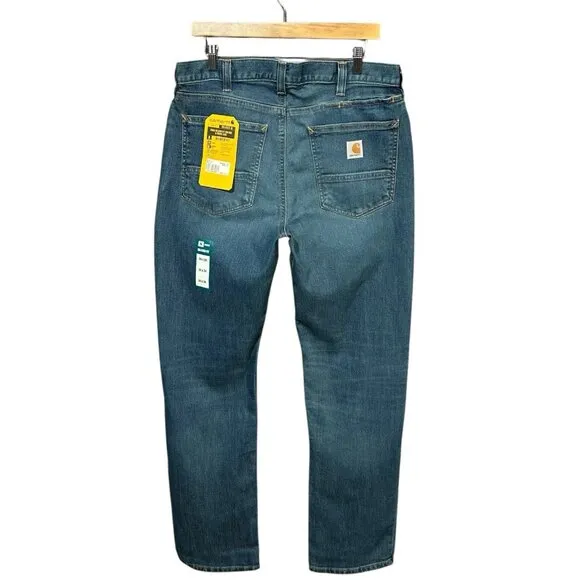 Carhartt 104956 Force Relaxed Fit 5-Pocket Jeans Size 34x34 36x34 Medium Wash