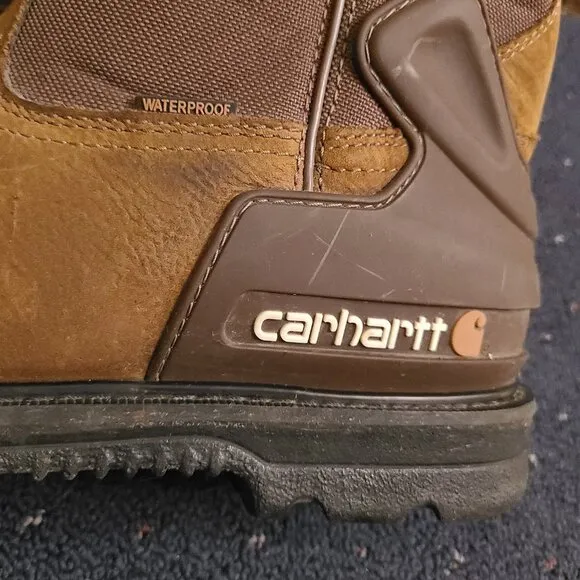 Carhartt Men's 12M Bison 11'' Waterproof Steel Toe Work Boots CMP 1200