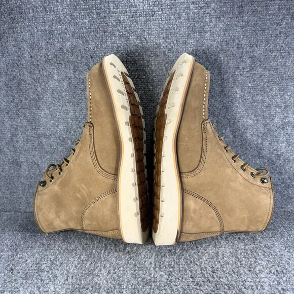 Carhartt Work Boots Womesn 9 Brown Moc Toe Wedge 6&quot; Lace Up Soft Slip Resistant