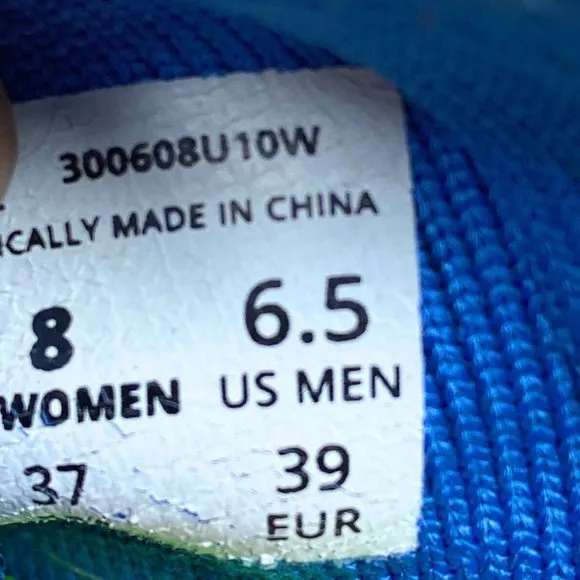 Cariuma Pantone OCA Low Womens Size 8 Men’s 6.5 Blue Sneakers Shoes