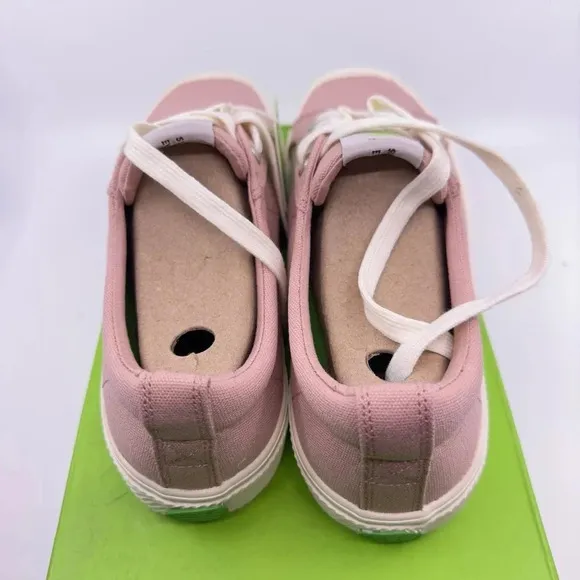 Cariuma Unisex Oca Low Canvas Sneaker Casual Shoes Lace-Up Rose Pink Size 7/8.5