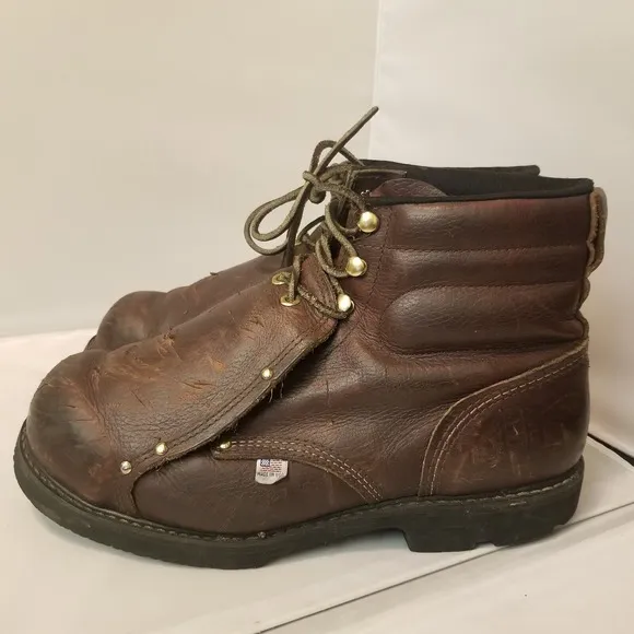 Carolina 6&quot;Briar Broad Toe Metatarsal Guard Brown Boot Usa Made Mens Size 12 2E