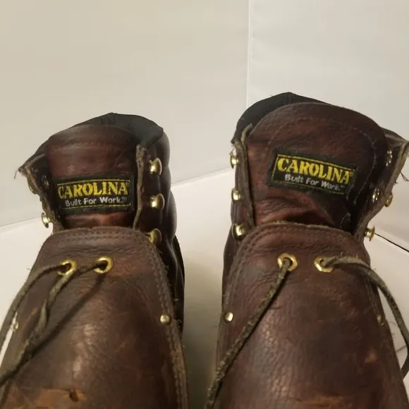 Carolina 6&quot;Briar Broad Toe Metatarsal Guard Brown Boot Usa Made Mens Size 12 2E