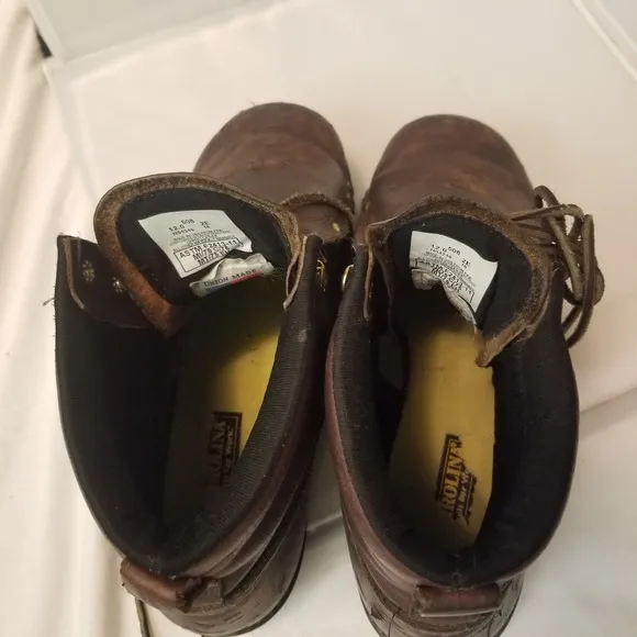 Carolina 6&quot;Briar Broad Toe Metatarsal Guard Brown Boot Usa Made Mens Size 12 2E