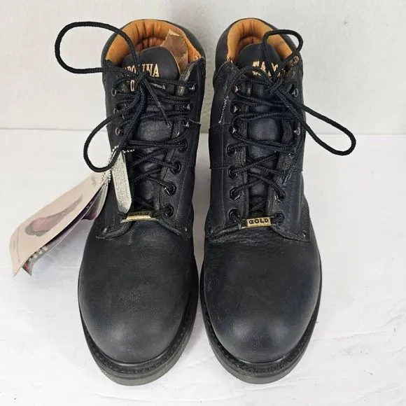 Carolina Men's Bushwacker Steel Toe Work Boots Black 8 New