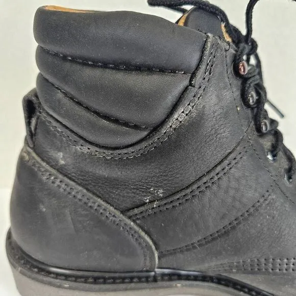 Carolina Men's Bushwacker Steel Toe Work Boots Black 8 New