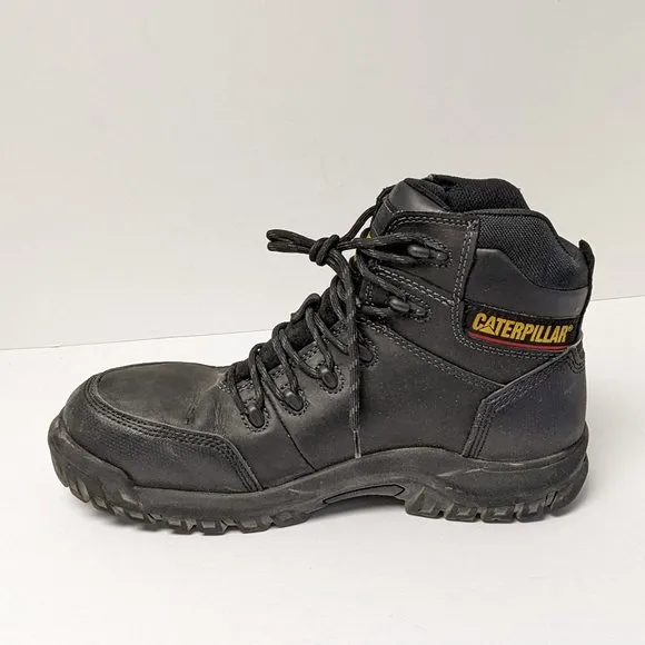 Caterpillar Resorption Composite Toe Work Boots, Black, Men's 11 M