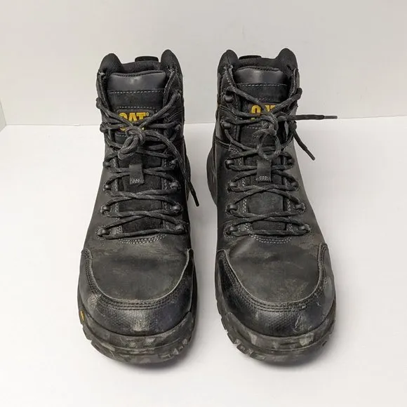 Caterpillar Resorption Composite Toe Work Boots, Black, Men's 11 M