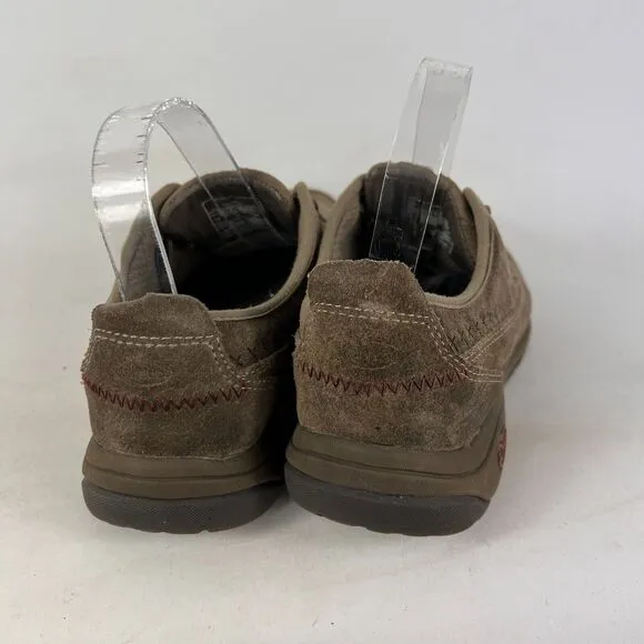 Chaco Everett mens size 7 tan suede minimalist casual lace up shoes sneakers