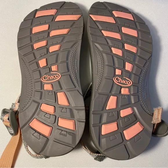 Chaco J180266 Strap Open Toe Sandal Kids Youth 5 Gray/Pink Water Sport Shoes