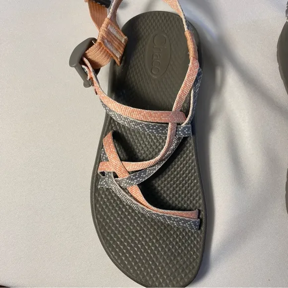 Chaco J180266 Strap Open Toe Sandal Kids Youth 5 Gray/Pink Water Sport Shoes