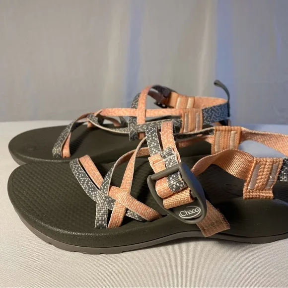 Chaco J180266 Strap Open Toe Sandal Kids Youth 5 Gray/Pink Water Sport Shoes