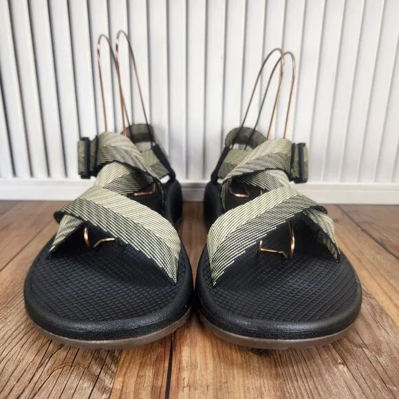Chaco Mega Z Cloud Sandals Mens Sz 10 M Odds Black Trails Sport Shoes JCH107223