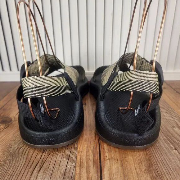 Chaco Mega Z Cloud Sandals Mens Sz 10 M Odds Black Trails Sport Shoes JCH107223
