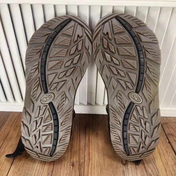 Chaco Mega Z Cloud Sandals Mens Sz 10 M Odds Black Trails Sport Shoes JCH107223
