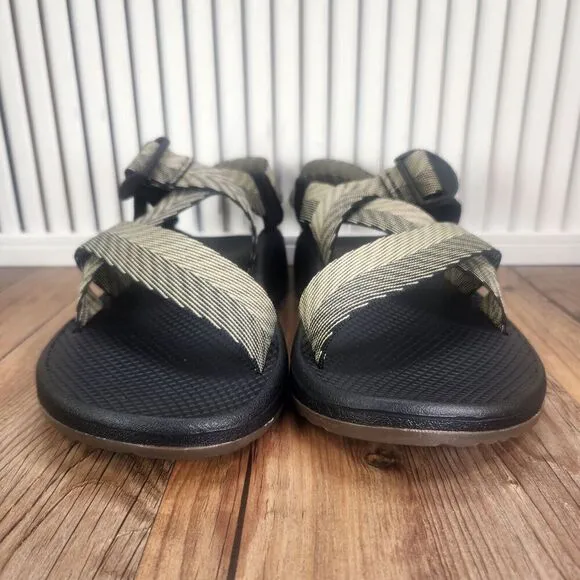 Chaco Mega Z Cloud Sandals Men Sz 10 Odds Black Trails Sport Shoes JCH107223 NEW