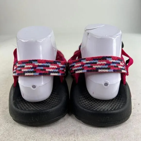 Chaco Women's ZX3 Multi Strap sandals US 7 Pink Hiking shoes Toe loop