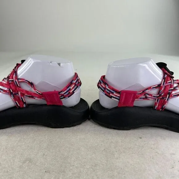 Chaco Women's ZX3 Multi Strap sandals US 7 Pink Hiking shoes Toe loop