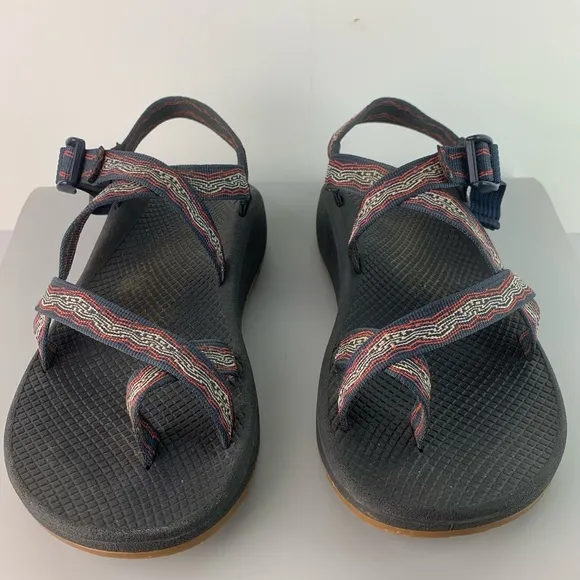 Chaco Z Cloud 2 Mens 10 Sandals Hiking Sport Navy Blue Toe Loop Shoes