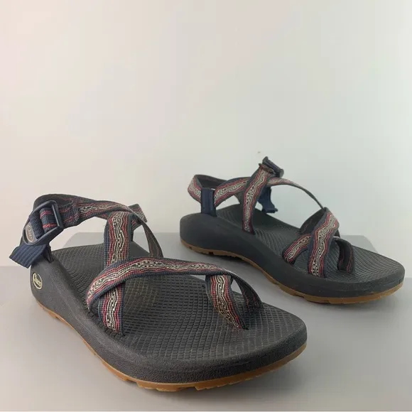 Chaco Z Cloud 2 Mens 10 Sandals Hiking Sport Navy Blue Toe Loop Shoes