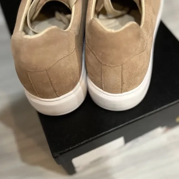 CHAMARIPA Elevator Shoes For Men beige Sneaker Height Increase Shoes 6cm, US11.5
