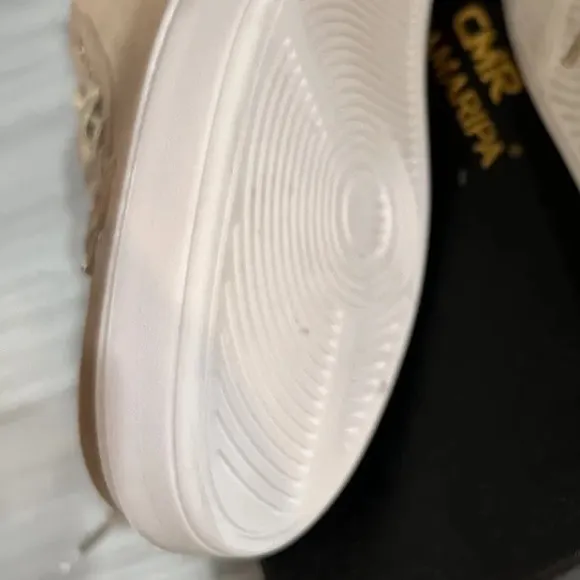 CHAMARIPA Elevator Shoes For Men beige Sneaker Height Increase Shoes 6cm, US11.5