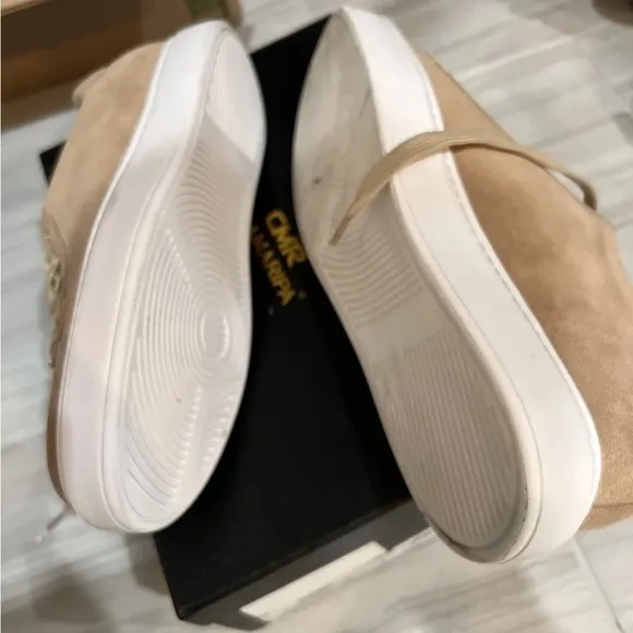 CHAMARIPA Elevator Shoes For Men beige Sneaker Height Increase Shoes 6cm, US11.5