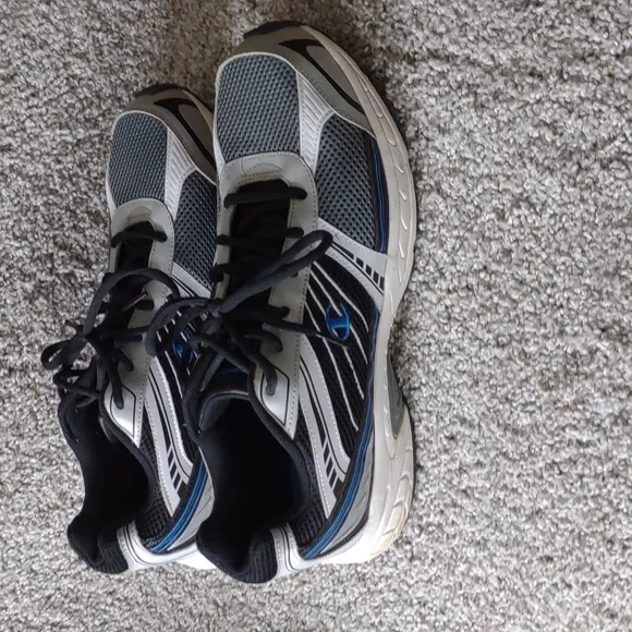Champion Gray Low Top Running Sneakers Men's 15