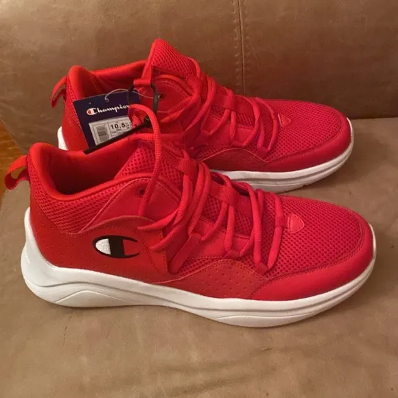 CHAMPION SNEAKERS MENS 10.5M SCARLET RED NEW IN BOX