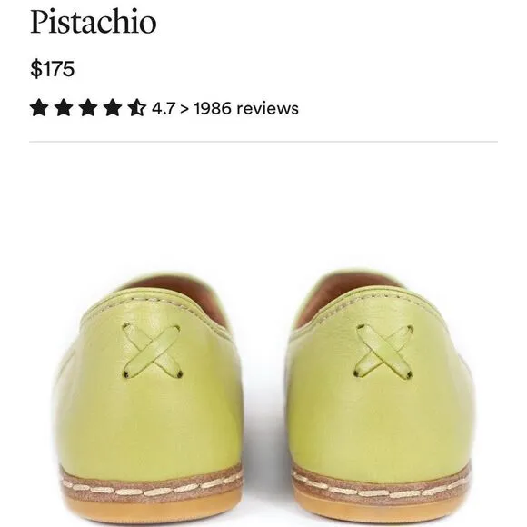 Charix Slip On Pistachio 7.5 NWT IN BOX