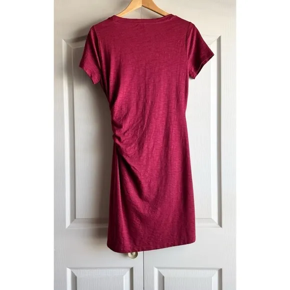Chico’s Tie Front Midi Sneaker T-Shirt Dress