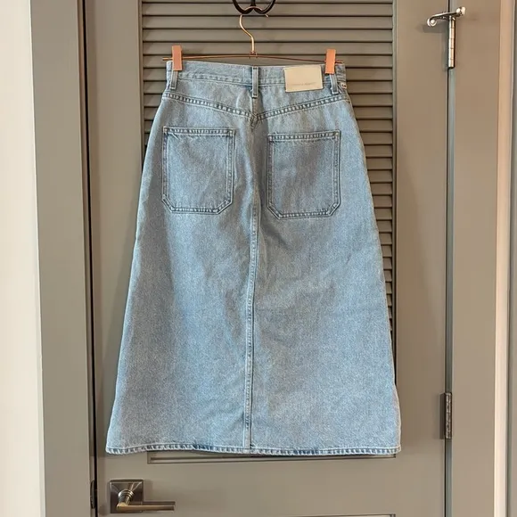Citizens of Humanity Anouk Denim Midi Skirt Sz 26