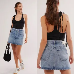 Citizens Of Humanity Denim Mini Jean Skirt Sz 33