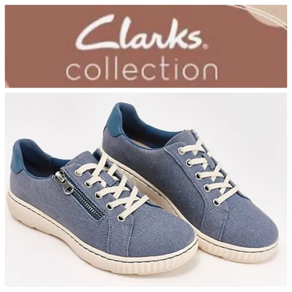 Clarks Collection Lace-Up Sneakers- Caroline Echo