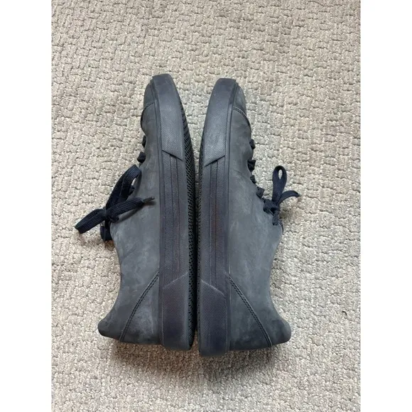 Clarks Men's Un Costa Lace Sport Shoe Size 11 Navy Blue Nubuck Suede Sneaker