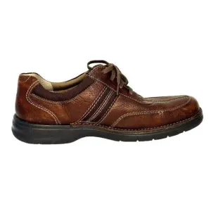 Clarks Slone Brown Leather Moc Toe Lace Up Oxford Shoes Men's US 13 M