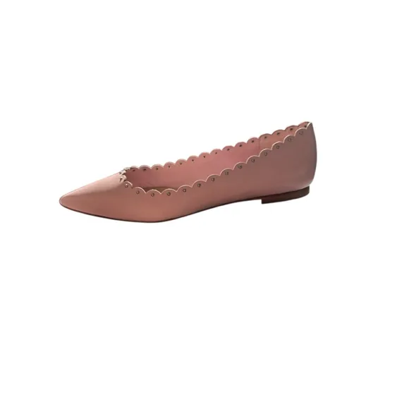 Coach Jill Soft Shine Calf Ballet flat in Petal Pink Size 9