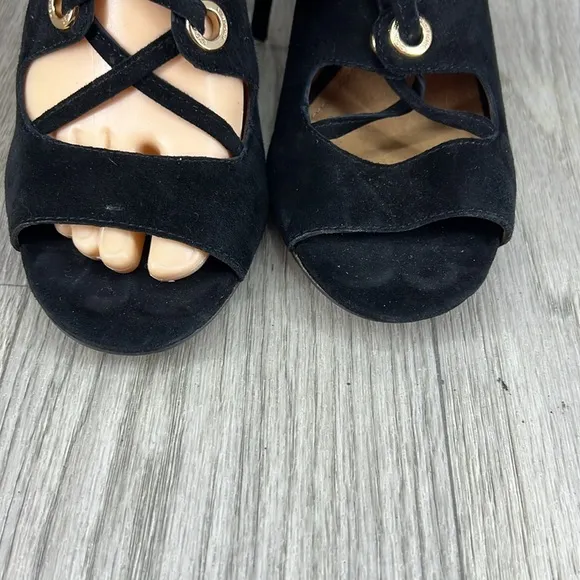 Coach Priscilla Lux Suede Sandals