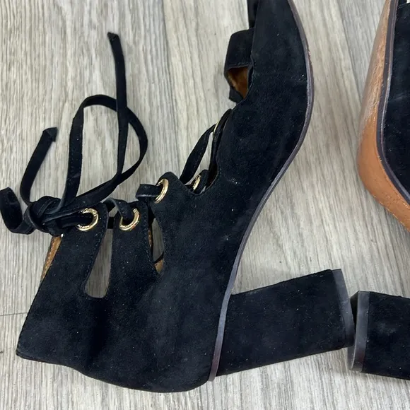 Coach Priscilla Lux Suede Sandals